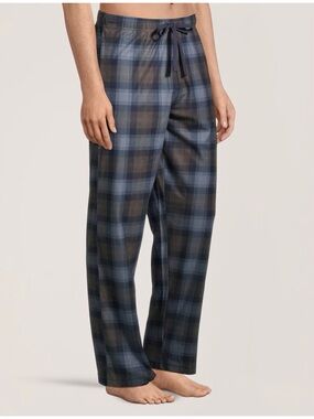 NWT Wind River Men's Blue Plaid Soft Lounge PJ Pants - Relaxed Fit
